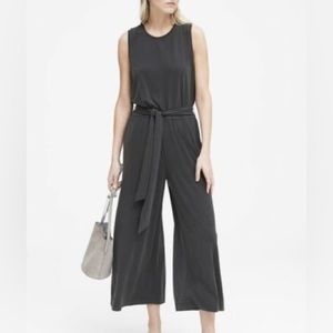 Banana Republic Sandwash Cropped Wide Leg Jumpsuit